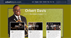 Desktop Screenshot of orbertdavis.com